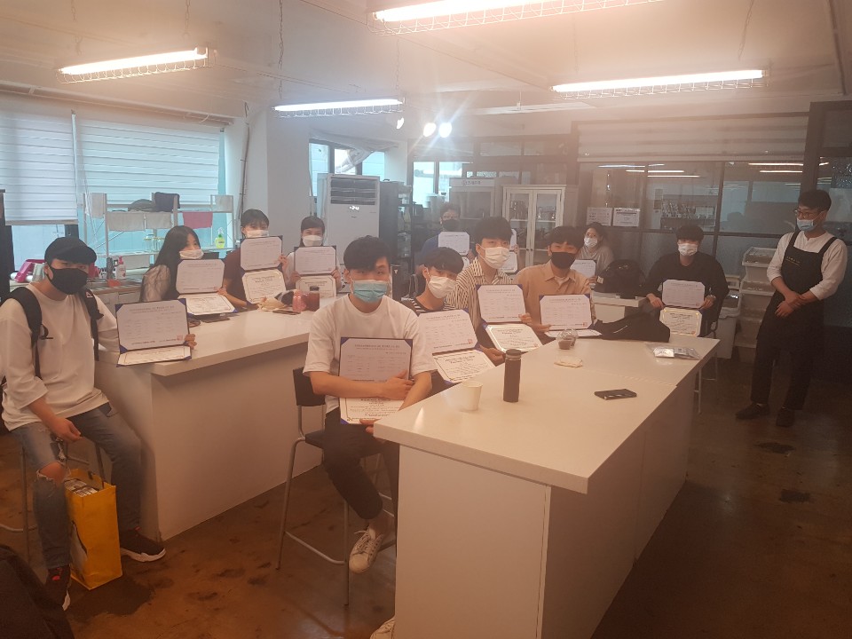 커피바리스타실무과정(2급/1급 자격증취득) 290기 2020.06.03~2020.07.27 수료식-2