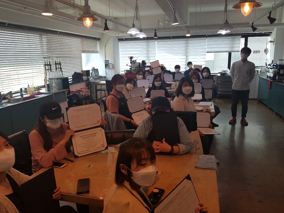 바리스타2급자격증 취득과정_2020.04.23 ~ 2020.06.01 283기 수료식(2)